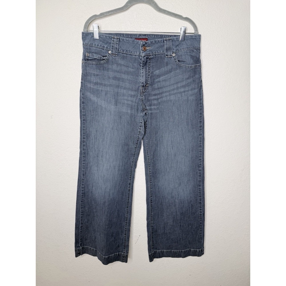 Levi's 545 Wide Leg Jeans Women's Size 14M Blue Denim Mid Rise